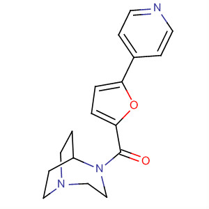 661462-48-2  1,4-Diazabicyclo[3.2.2]nonane, 4-[[5-(4-pyridinyl)-2-furanyl]carbonyl]-