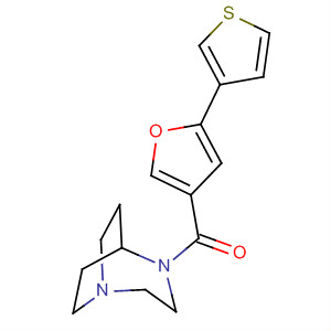 661462-80-2  1,4-Diazabicyclo[3.2.2]nonane, 4-[[5-(3-thienyl)-3-furanyl]carbonyl]-