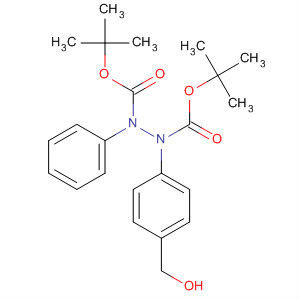 661466-00-8  1,2-Hydrazinedicarboxylic acid, 1-[4-(hydroxymethyl)phenyl]-2-phenyl-,bis(1,1-dimethylethyl) ester