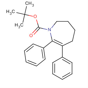 661466-63-3  1H-Azepine-1-carboxylic acid, 4,5,6,7-tetrahydro-2,3-diphenyl-,1,1-dimethylethyl ester 661466-63-3  1H-Azepine-1-carboxylic acid, 4,5,6,7-tetrahydro-2,3-diphenyl-,1,1-dimethylethyl ester