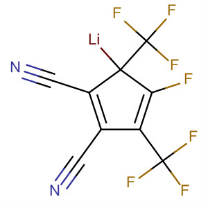 661467-44-3  1,3-Cyclopentadiene-1,2-dicarbonitrile,4-fluoro-3,5-bis(trifluoromethyl)-, ion(1-), lithium