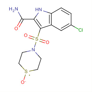661467-91-0  1H-Indole-2-carboxamide,5-chloro-3-[(1-oxido-4-thiomorpholinyl)sulfonyl]-