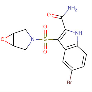 661468-11-7  1H-Indole-2-carboxamide,5-bromo-3-(6-oxa-3-azabicyclo[3.1.0]hex-3-ylsulfonyl)-