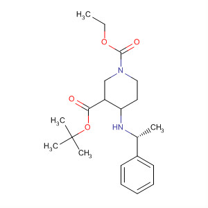 661478-45-1  1,3-Piperidinedicarboxylic acid, 4-[[(1R)-1-phenylethyl]amino]-,1-(1,1-dimethylethyl) 3-ethyl ester