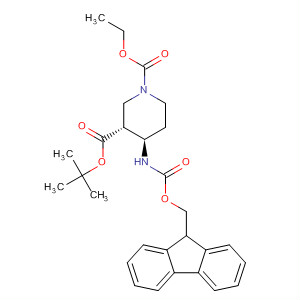 661478-46-2  1,3-Piperidinedicarboxylic acid,4-[[(9H-fluoren-9-ylmethoxy)carbonyl]amino]-, 1-(1,1-dimethylethyl)3-ethyl ester, (3R,4R)-