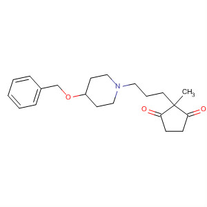 661482-22-0  1,3-Cyclopentanedione,2-methyl-2-[3-[4-(phenylmethoxy)-1-piperidinyl]propyl]-