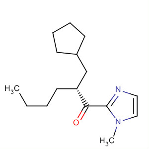 661482-60-6  1-Hexanone, 2-(cyclopentylmethyl)-1-(1-methyl-1H-imidazol-2-yl)-, (2R)-