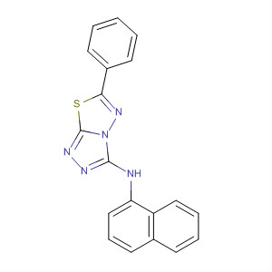 661488-54-6  1,2,4-Triazolo[3,4-b][1,3,4]thiadiazol-3-amine, N-naphthalenyl-6-phenyl-