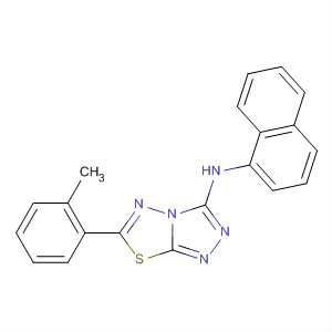 661488-58-0  1,2,4-Triazolo[3,4-b][1,3,4]thiadiazol-3-amine,6-(2-methylphenyl)-N-naphthalenyl-