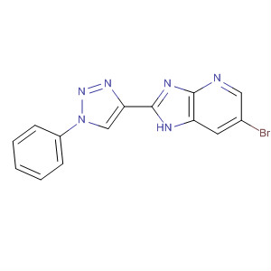 662112-86-9  1H-Imidazo[4,5-b]pyridine, 6-bromo-2-(1-phenyl-1H-1,2,3-triazol-4-yl)-