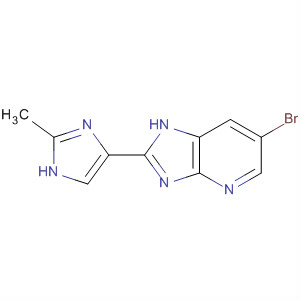 662112-90-5  1H-Imidazo[4,5-b]pyridine, 6-bromo-2-(2-methyl-1H-imidazol-4-yl)-