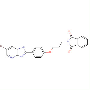 662113-45-3  1H-Isoindole-1,3(2H)-dione,2-[3-[4-(6-bromo-1H-imidazo[4,5-b]pyridin-2-yl)phenoxy]propyl]-