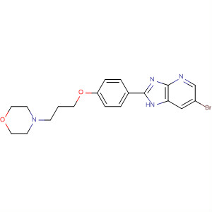 662113-47-5  1H-Imidazo[4,5-b]pyridine,6-bromo-2-[4-[3-(4-morpholinyl)propoxy]phenyl]-