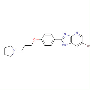 662113-49-7  1H-Imidazo[4,5-b]pyridine,6-bromo-2-[4-[3-(1-pyrrolidinyl)propoxy]phenyl]-