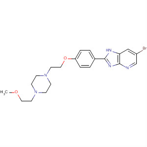 662113-99-7  1H-Imidazo[4,5-b]pyridine,6-bromo-2-[4-[2-[4-(2-methoxyethyl)-1-piperazinyl]ethoxy]phenyl]-