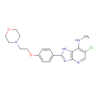 662116-94-1  1H-Imidazo[4,5-b]pyridin-7-amine,6-chloro-N-methyl-2-[4-[2-(4-morpholinyl)ethoxy]phenyl]-