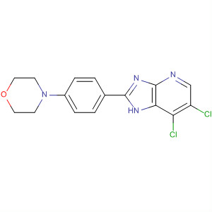 662117-33-1  1H-Imidazo[4,5-b]pyridine, 6,7-dichloro-2-[4-(4-morpholinyl)phenyl]-