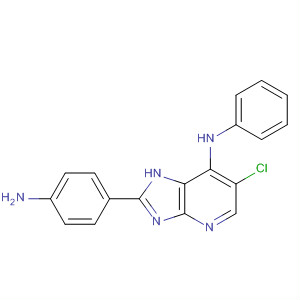 662117-35-3  1H-Imidazo[4,5-b]pyridin-7-amine,2-(4-aminophenyl)-6-chloro-N-phenyl-