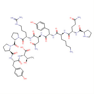 662137-84-0  L-Threonine,L-prolyl-L-glutaminyl-L-lysyl-L-tyrosyl-L-asparaginyl-L-arginyl-L-prolyl-L-prolyl-L-tyrosyl-