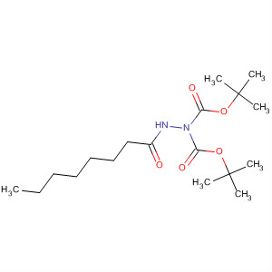 662148-63-2  1,1-Hydrazinedicarboxylic acid, 2-(1-oxooctyl)-, bis(1,1-dimethylethyl)ester