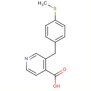 662150-33-6  4-Pyridinecarboxylic acid, 3-[[4-(methylthio)phenyl]methyl]-