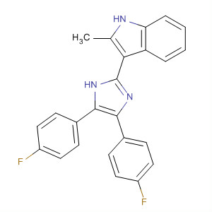 662150-81-4  1H-Indole, 3-[4,5-bis(4-fluorophenyl)-1H-imidazol-2-yl]-2-methyl-