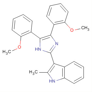 662150-88-1  1H-Indole, 3-[4,5-bis(2-methoxyphenyl)-1H-imidazol-2-yl]-2-methyl-