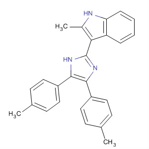 662150-92-7  1H-Indole, 3-[4,5-bis(4-methylphenyl)-1H-imidazol-2-yl]-2-methyl-