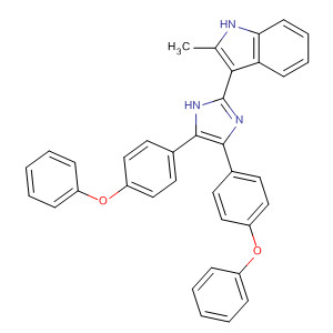 662151-03-3  1H-Indole, 3-[4,5-bis(4-phenoxyphenyl)-1H-imidazol-2-yl]-2-methyl-