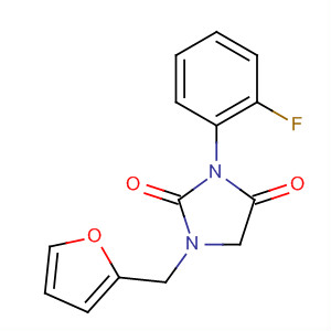 662166-87-2  2,4-Imidazolidinedione, 3-(2-fluorophenyl)-1-(2-furanylmethyl)-