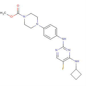 662233-87-6  1-Piperazinecarboxylic acid,4-[4-[[4-(cyclobutylamino)-5-fluoro-2-pyrimidinyl]amino]phenyl]-, methylester