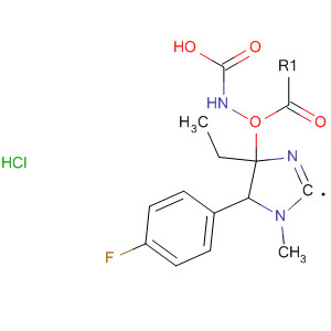 66308-32-5  Carbamic acid,[5-(4-fluorophenyl)-4,5-dihydro-1-methyl-1H-imidazol-2-yl]-, ethyl ester,monohydrochloride