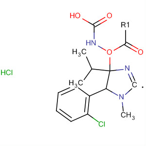 66308-34-7  Carbamic acid,[5-(2-chlorophenyl)-4,5-dihydro-1-methyl-1H-imidazol-2-yl]-,1-methylethyl ester, monohydrochloride