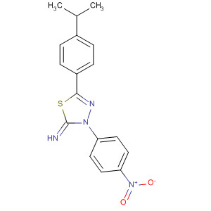 663163-73-3  1,3,4-Thiadiazol-2(3H)-imine,5-[4-(1-methylethyl)phenyl]-3-(4-nitrophenyl)-