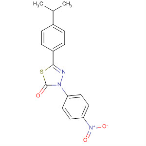 663163-78-8  1,3,4-Thiadiazol-2(3H)-one,5-[4-(1-methylethyl)phenyl]-3-(4-nitrophenyl)-
