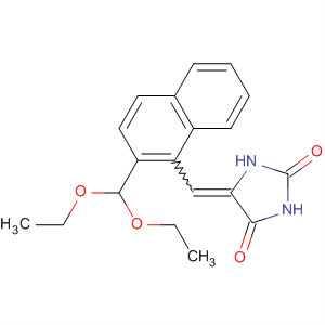 663170-98-7  2,4-Imidazolidinedione,5-[[2-(diethoxymethyl)-1-naphthalenyl]methylene]-