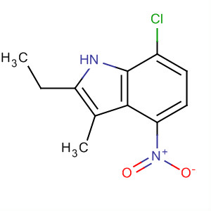 663177-50-2  1H-Indole, 7-chloro-2-ethyl-3-methyl-4-nitro-