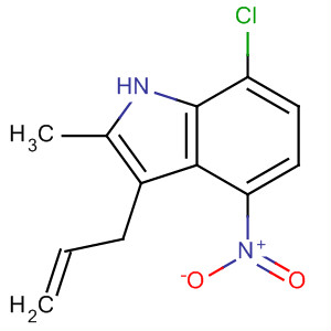 663177-62-6  1H-Indole, 7-chloro-2-methyl-4-nitro-3-(2-propenyl)-