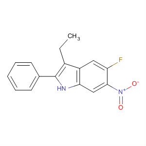 663177-66-0  1H-Indole, 3-ethyl-5-fluoro-6-nitro-2-phenyl-