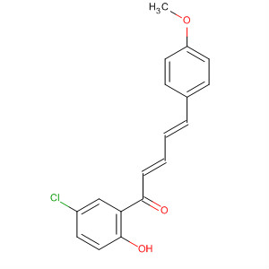 663190-73-6  2,4-Pentadien-1-one,1-(5-chloro-2-hydroxyphenyl)-5-(4-methoxyphenyl)-, (2E,4E)-