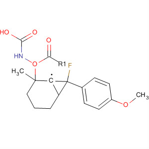 663192-36-7  Carbamic acid, [7-fluoro-7-(4-methoxyphenyl)bicyclo[4.1.0]hept-1-yl]-,methyl ester