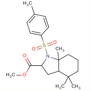 663215-10-9  1H-Indole-2-carboxylic acid,octahydro-4,4,7a-trimethyl-1-[(4-methylphenyl)sulfonyl]-, methyl ester