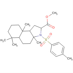 663215-14-3  1H-Benz[e]indole-2-carboxylic acid,dodecahydro-3a,6,6,9a-tetramethyl-3-[(4-methylphenyl)sulfonyl]-, methylester