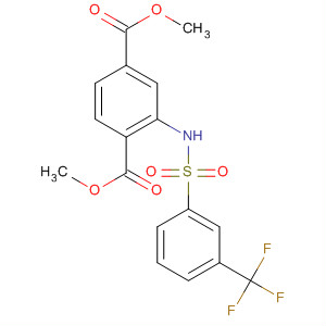 663595-77-5  1,4-Benzenedicarboxylic acid,2-[[[3-(trifluoromethyl)phenyl]sulfonyl]amino]-, dimethyl ester