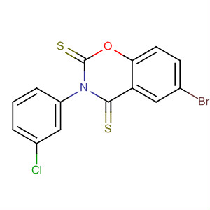 663600-51-9  2H-1,3-Benzoxazine-2,4(3H)-dithione, 6-bromo-3-(3-chlorophenyl)-