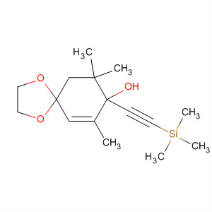 663601-46-5  1,4-Dioxaspiro[4.5]dec-6-en-8-ol,7,9,9-trimethyl-8-[(trimethylsilyl)ethynyl]-