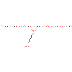 663602-55-9  2,5,8,11,14,17-Hexaoxa-19-azapentacosan-25-oic acid,18-oxo-16-(2,5,8,11,14-pentaoxapentadec-1-yl)-