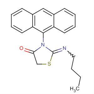 663603-81-4  4-Thiazolidinone, 3-(9-anthracenyl)-2-(butylimino)-