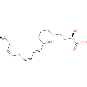 663604-25-9  10,12,15-Octadecatrienoic acid, 2,9-dihydroxy-, (2R,9S,10E,12Z,15Z)- 663604-25-9  10,12,15-Octadecatrienoic acid, 2,9-dihydroxy-, (2R,9S,10E,12Z,15Z)-