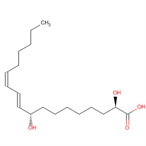 663604-26-0  10,12-Octadecadienoic acid, 2,9-dihydroxy-, (2R,9S,10E,12Z)- 663604-26-0  10,12-Octadecadienoic acid, 2,9-dihydroxy-, (2R,9S,10E,12Z)-